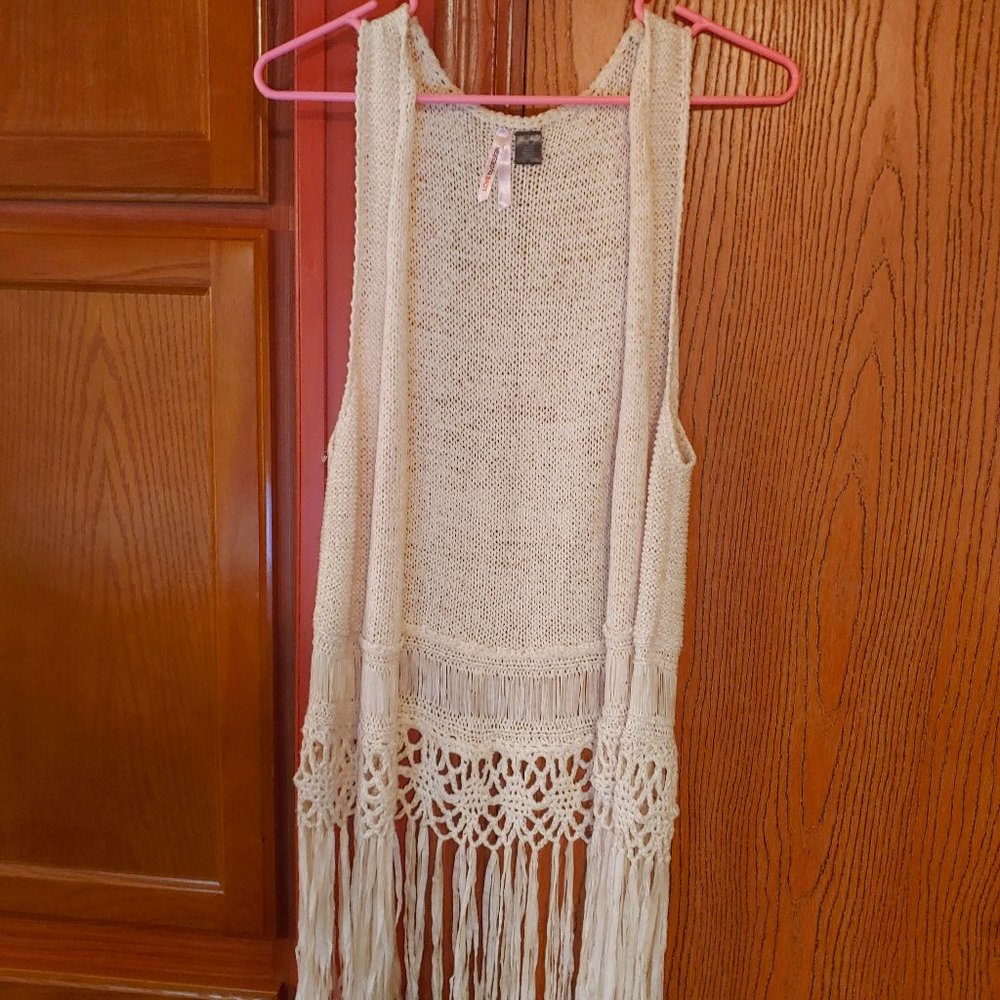 Stylish bohemian sweater vest